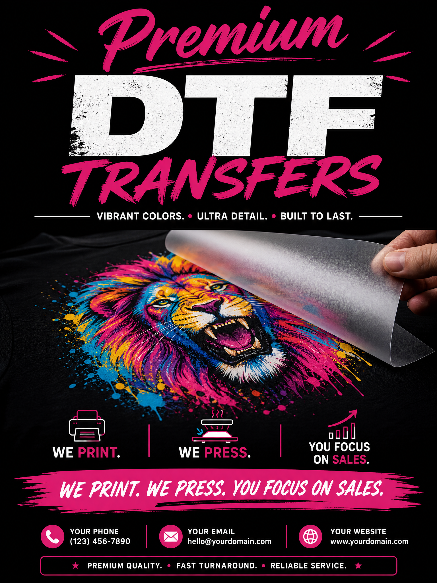 DTF Print and Press Printing Services DTF Print and Press Printing Services