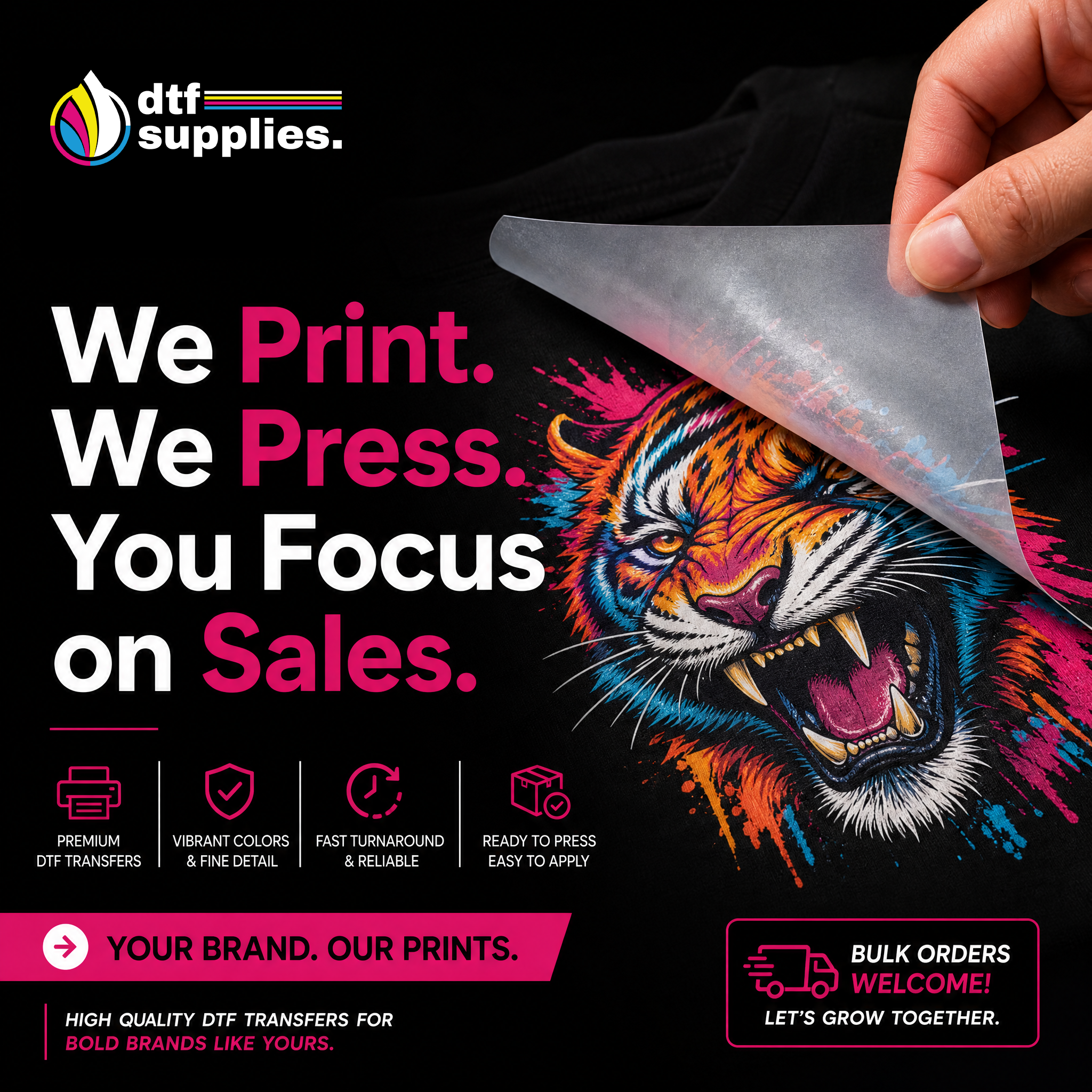 DTF Print and Press Printing Services DTF Print and Press Printing Services